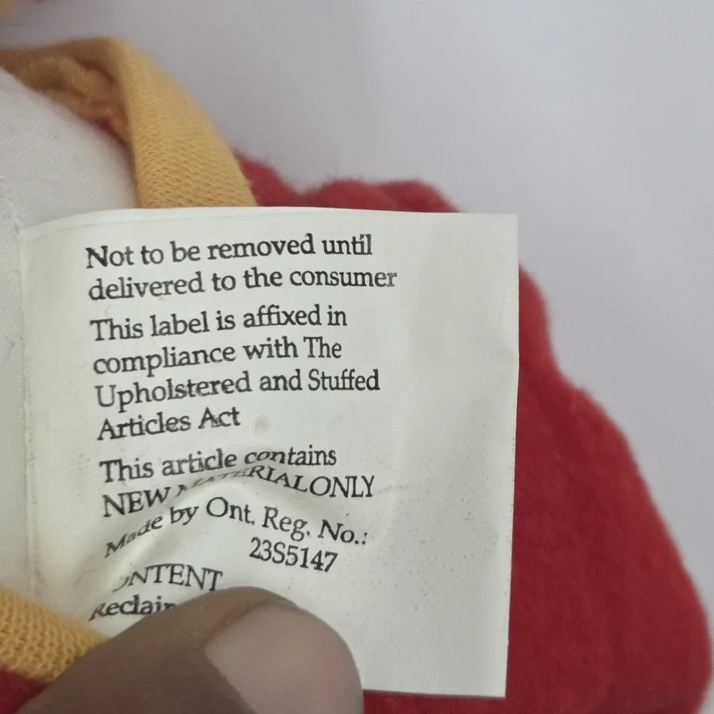 Ashton Drake Disney Porcelain Baby Doll Winnie The Pooh Red Sleeper Vintage 18